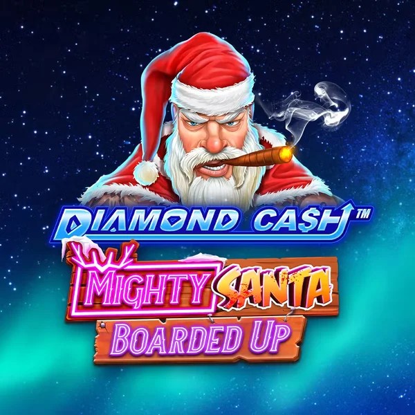 Diamond Cash Mighty Santa Boarded Up online game logo by Greentube on nationalkaszino.net