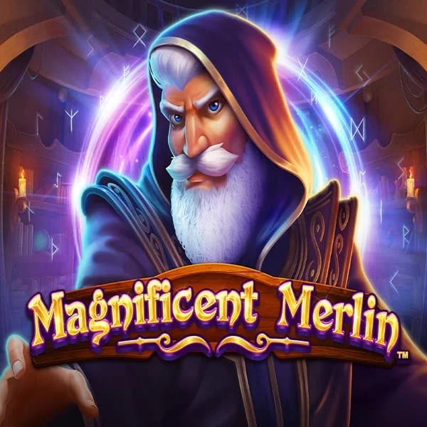 Try Magnificent Merlin slot by Greentube on nationalkaszino.net – logo image