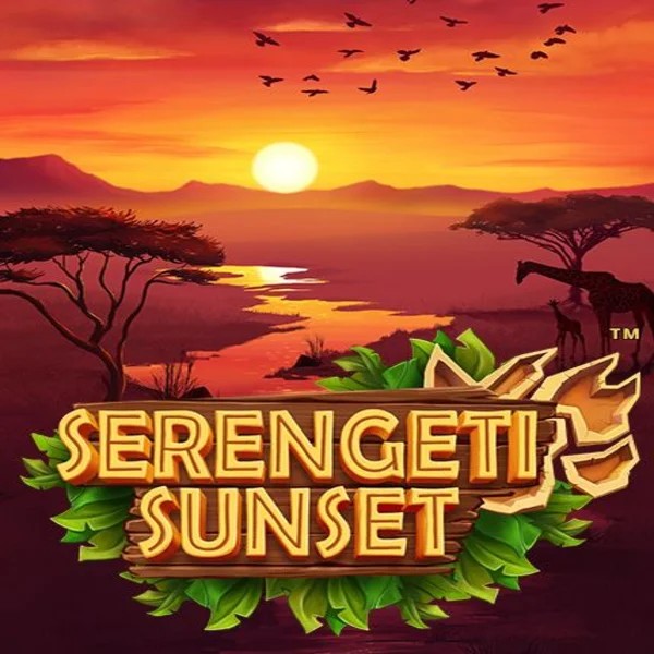 Serengeti Sunset by Skywind Group, showcased at nationalkaszino.net – game logo